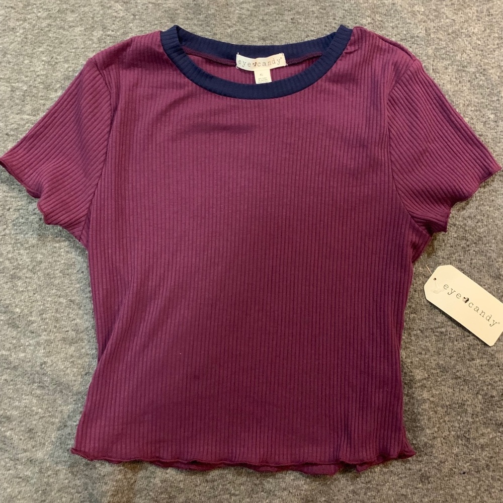 Fitted Purple Tee (FITS SMALL)